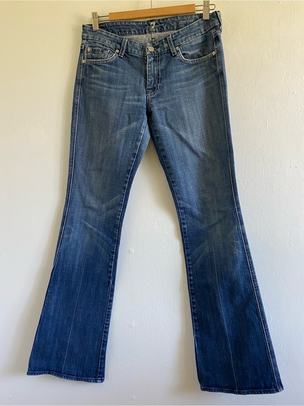 For all mankind Flare leg Low rise Jean Size 29 Y2K Western